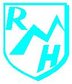 Le logo de l'entreprise RMH Électricité, électricien courant fort, courant faible, entreprise électricité générale et industrielle en Seine et Marne (77), Meaux, Melun, Montereau, Maison Rouge.